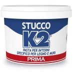 STUCCO K2 IN PASTA SPECIFICO PER LEGNO E MURI KG. 5